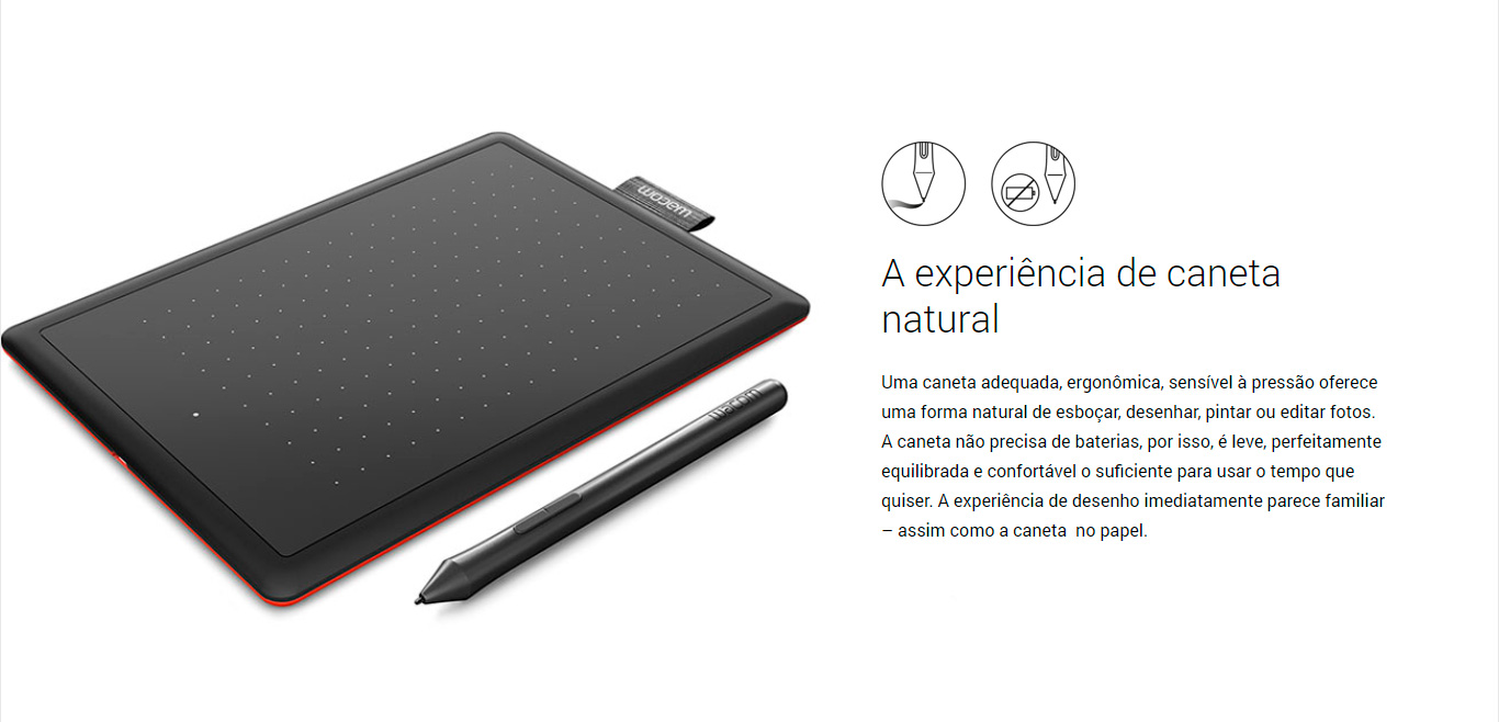 Mesa Digitalizadora One by Wacom CTL472 Pequena